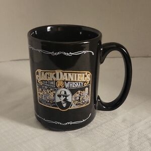 Jack Daniels Black Ceramic Mug for Dining